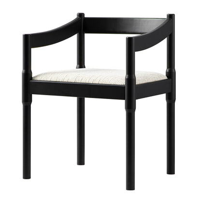 Minley 2-in-1 Carver Chair, Black Matte