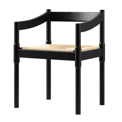 Minley 2-in-1 Carver Chair, Black Matte