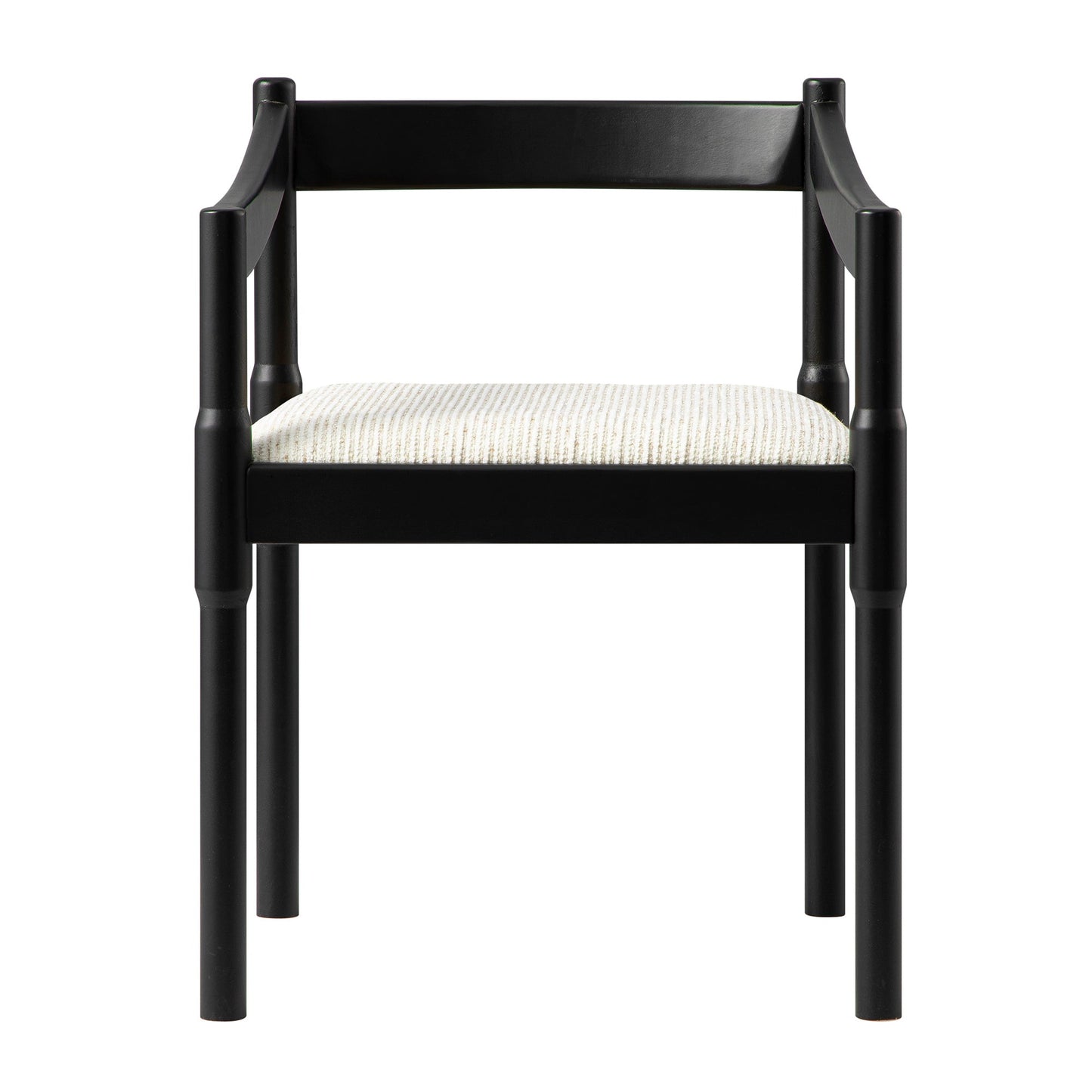 Minley 2-in-1 Carver Chair, Black Matte
