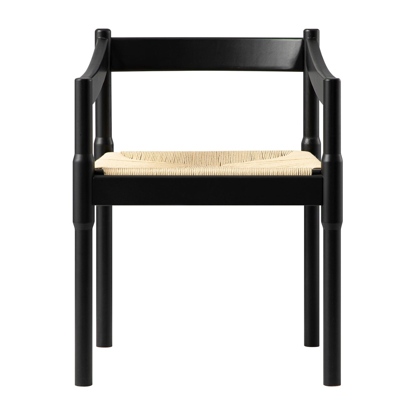 Minley 2-in-1 Carver Chair, Black Matte