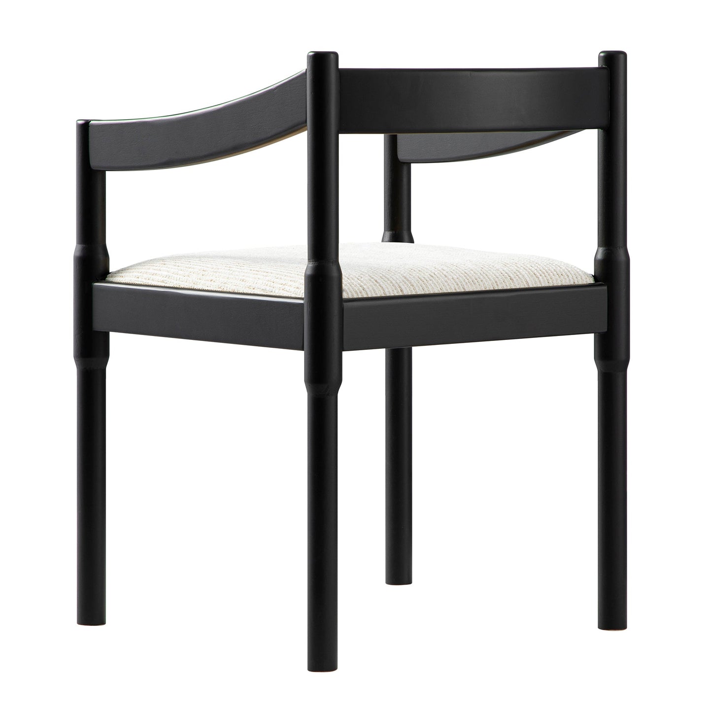Minley 2-in-1 Carver Chair, Black Matte