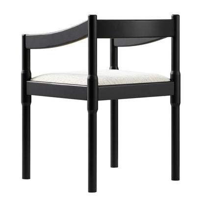 Minley 2-in-1 Carver Chair, Black Matte