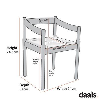 Minley 2-in-1 Carver Chair, Black Matte