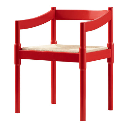 Minley 2-in-1 Carver Chair, Red High Gloss