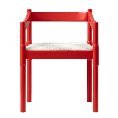Minley 2-in-1 Carver Chair, Red High Gloss