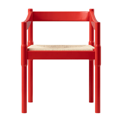 Minley 2-in-1 Carver Chair, Red High Gloss