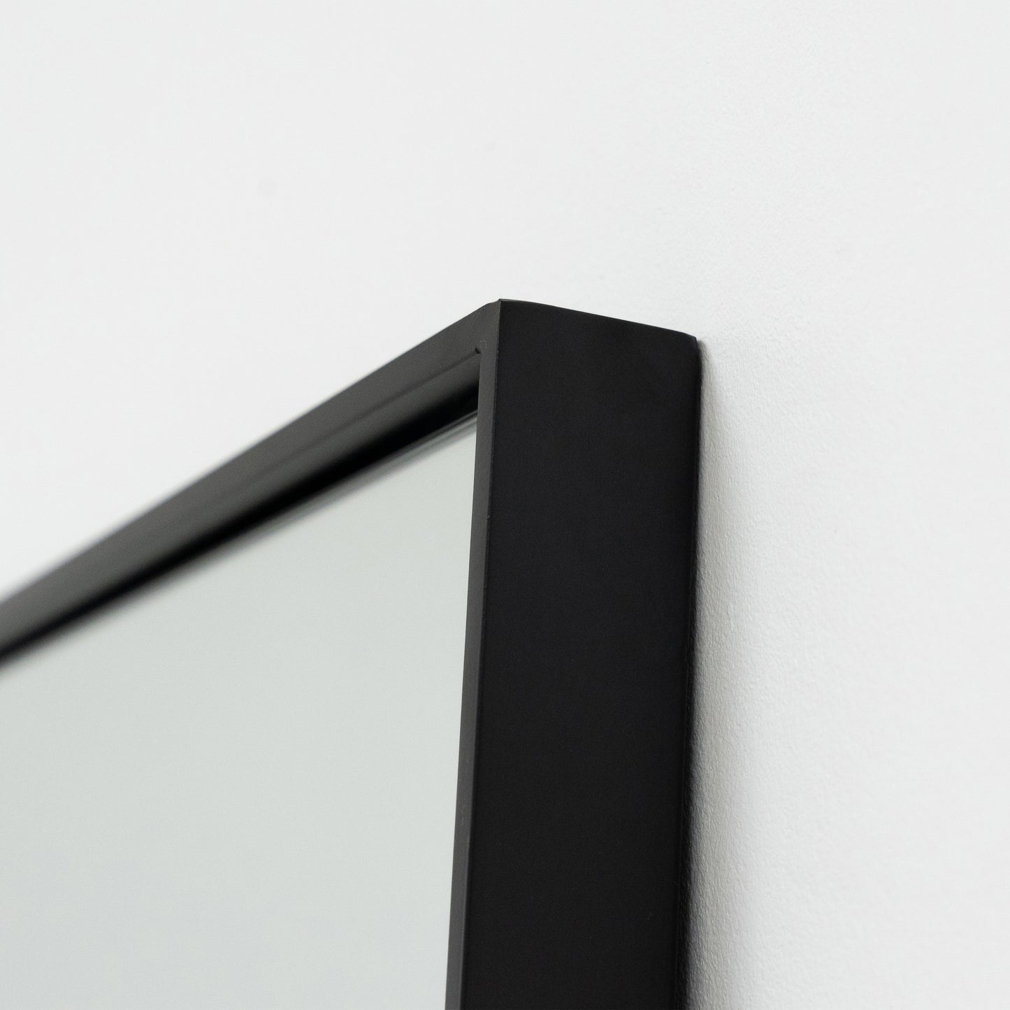 Theo - Full Length Black Extra Large Metal Mirror 200cm x 100cm