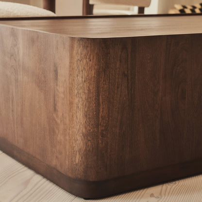 Fairmont - Dark Wood Premium Rectangular Coffee Table