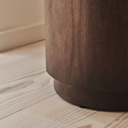 Fairmont - Dark Wood Premium Round Coffee Table