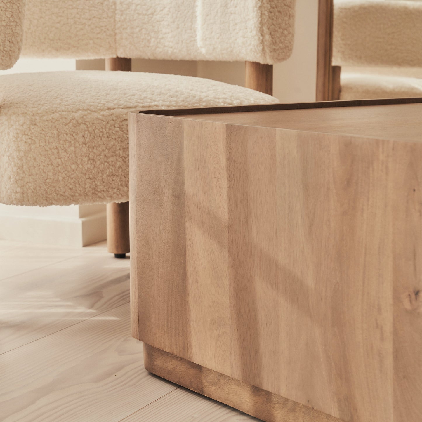 Fairmont - Warm Wood Premium Rectangular Coffee Table