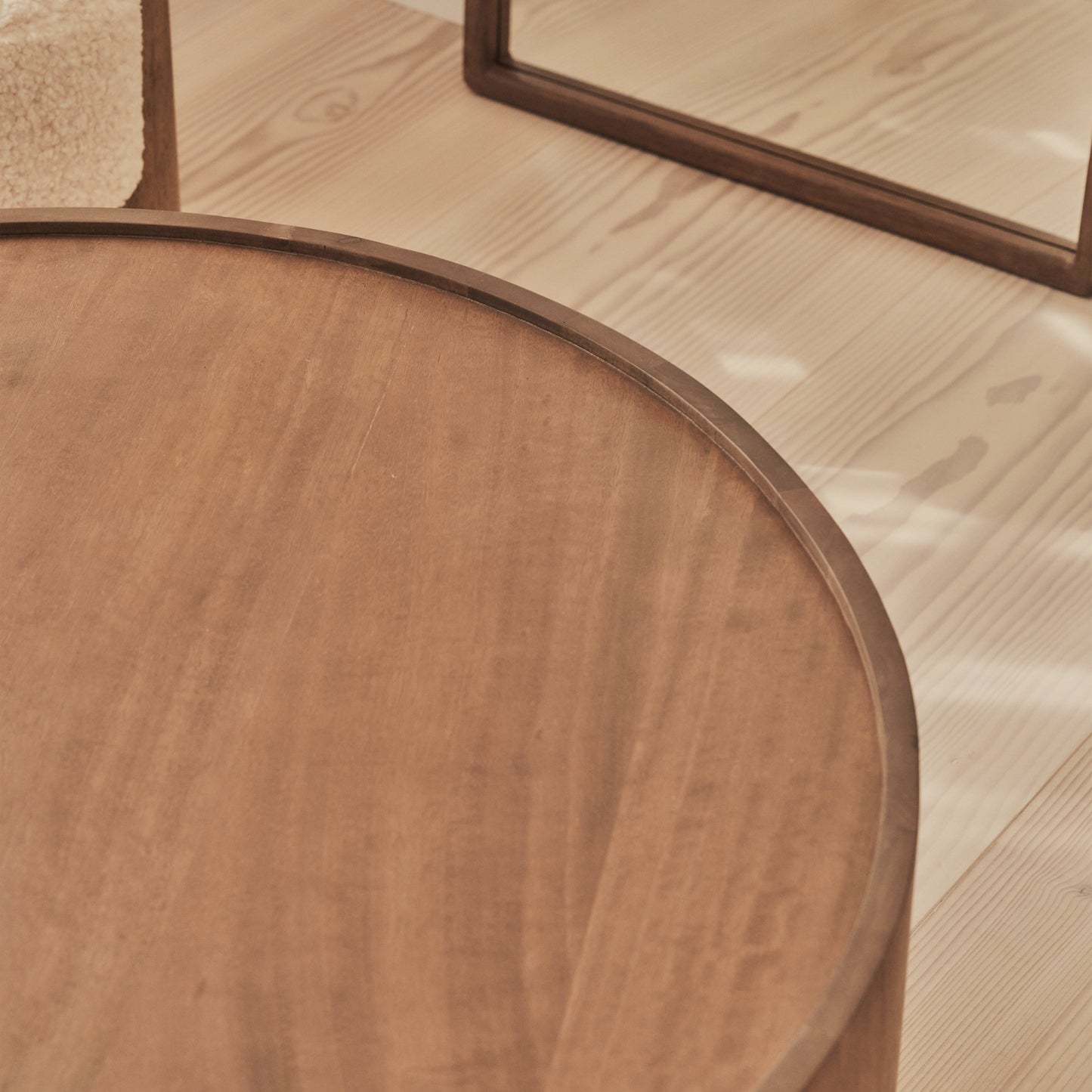 Fairmont - Warm Wood Premium Round Coffee Table