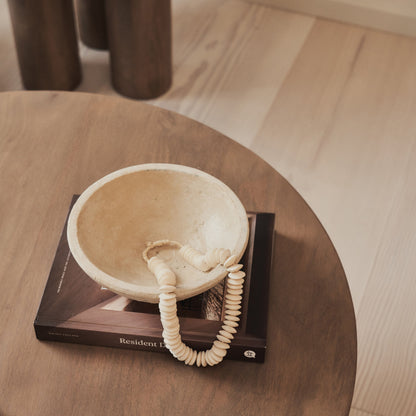 Vermont - Warm Wood Premium Round Coffee Table