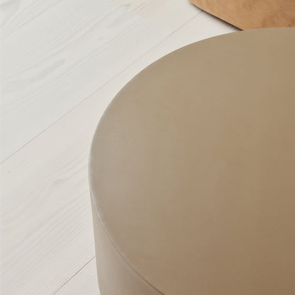 Angelo - Minimal Mocha Round Coffee Table Large