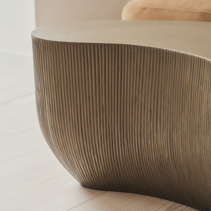 Leonardo - Minimal Mocha Shaped Coffee Table Large