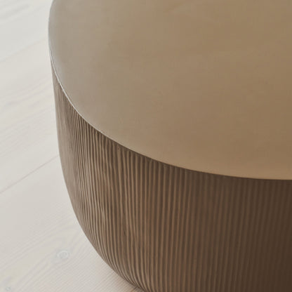 Leonardo - Minimal Mocha Irregular Shaped Coffee Table Large