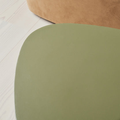 Leonardo - Minimal Olive Irregular Shaped Coffee Table Large