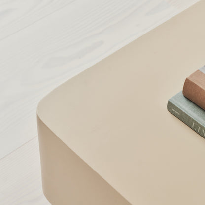 Angelo - Minimal Beige Rectangular Coffee Table Large