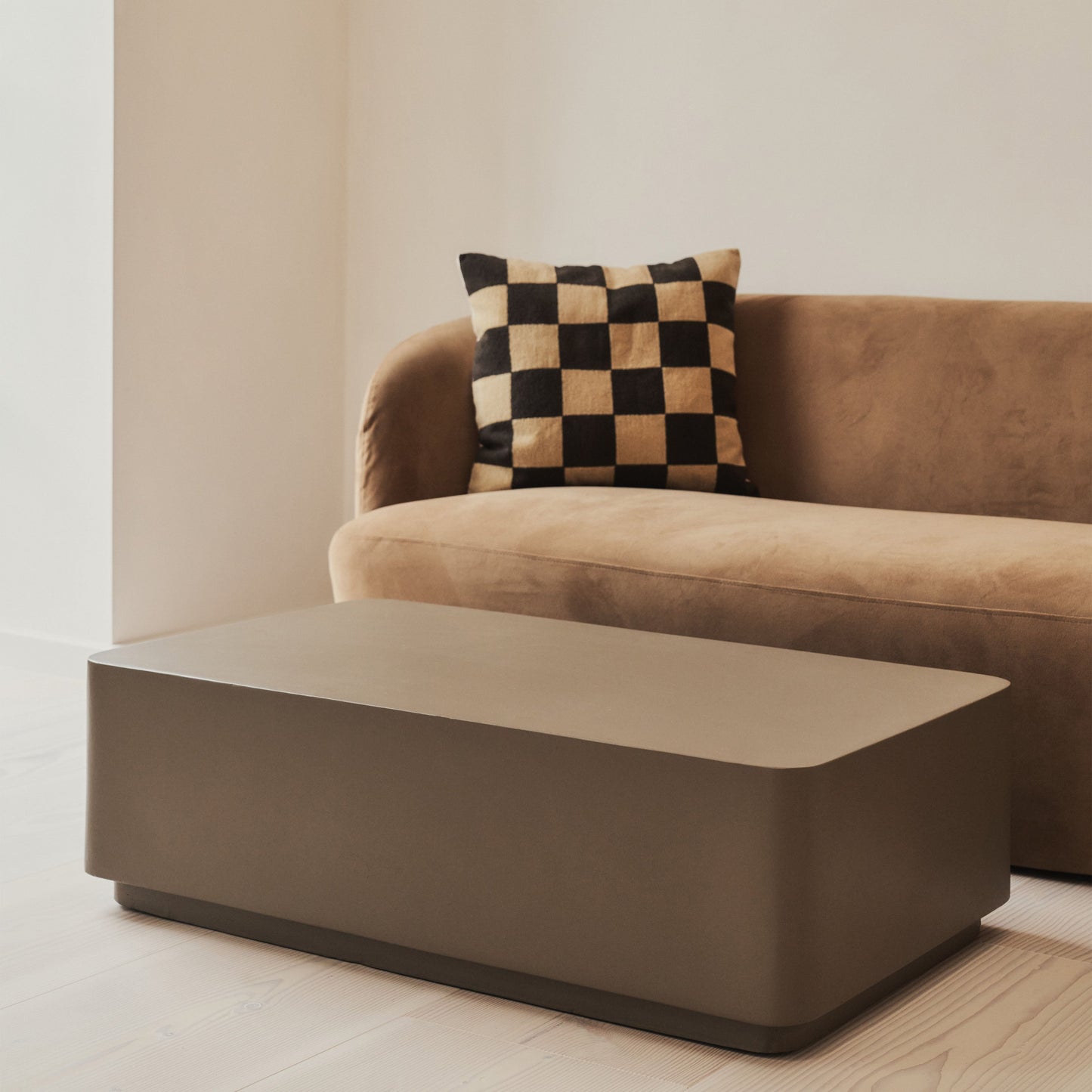 Angelo - Minimal Mocha Rectangular Coffee Table Large