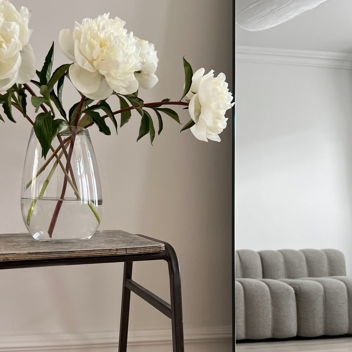 Edge - Extra Large Frameless Arched Full Length Mirror 179cm x 110cm