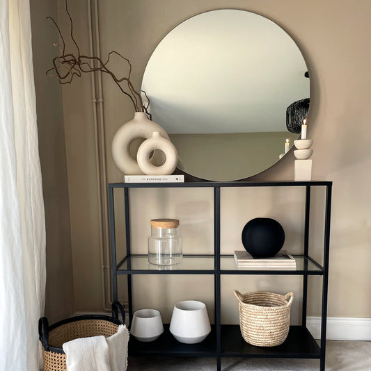 Edge - Large Frameless Round Wall Mirror 90cm x 90cm