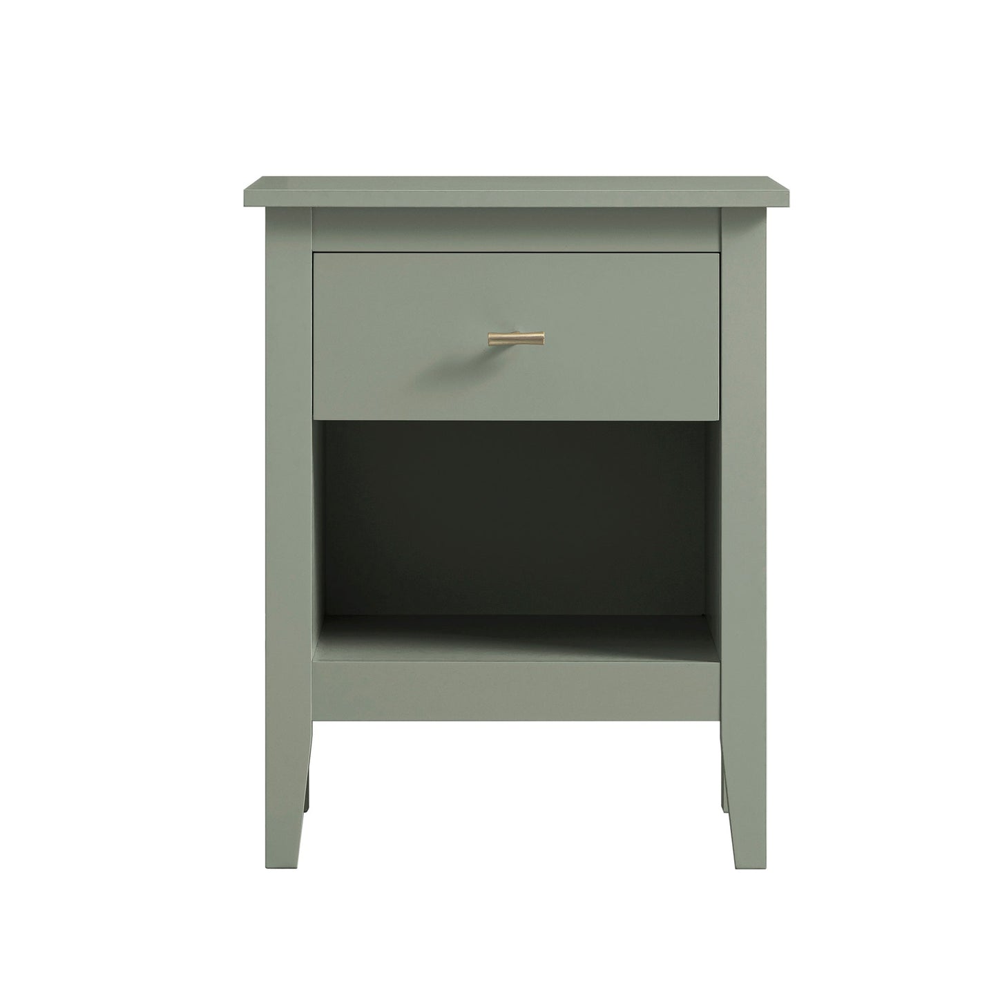 Oakham 1-Drawer Bedside Table, Desert Sage