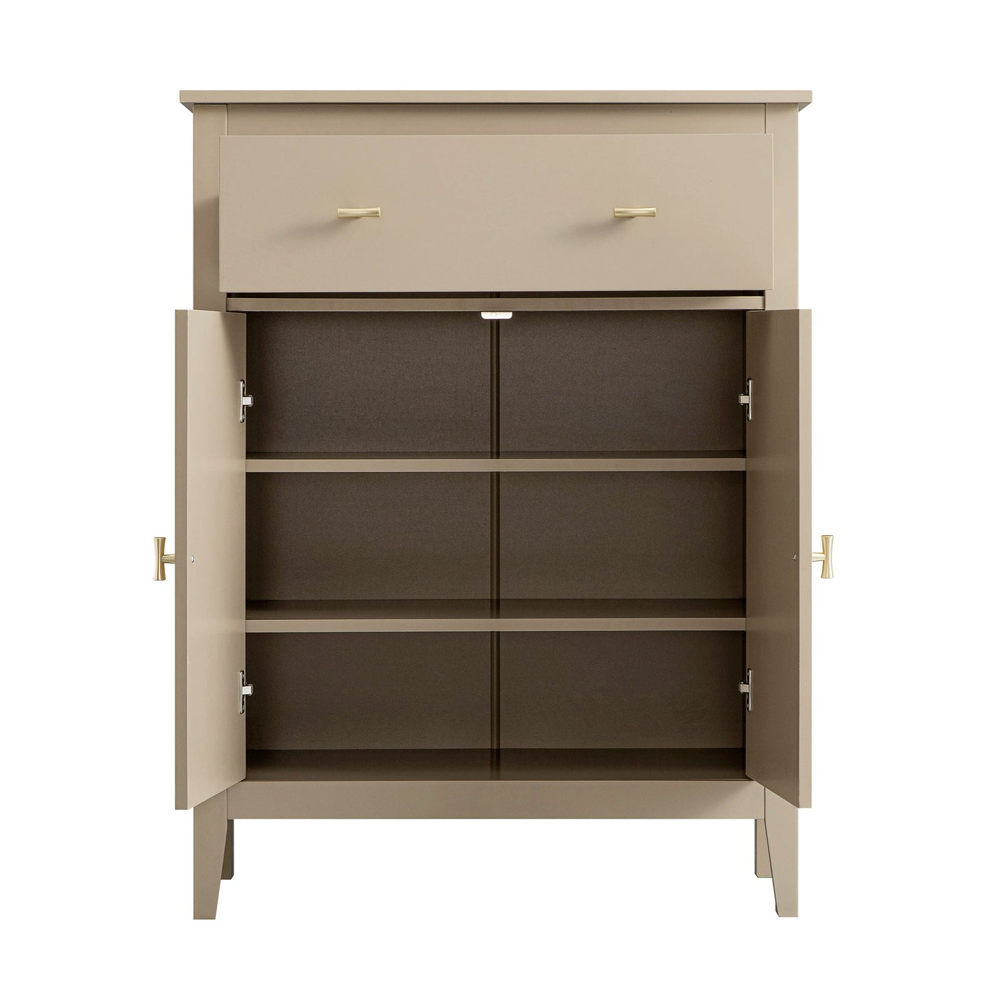 Oakham Small Sideboard with Drawer, Deep Greige