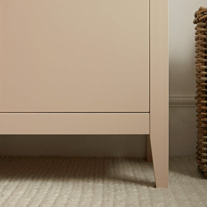 Oakham Small Sideboard with Drawer, Nude Pink