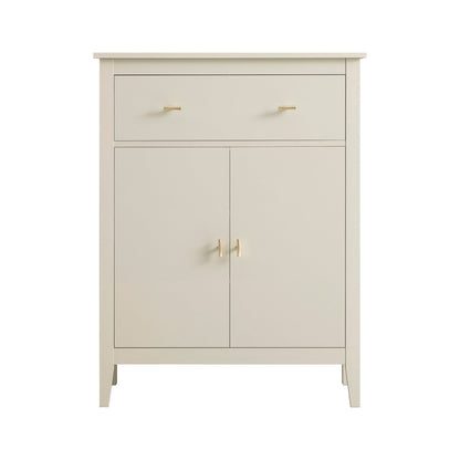 Oakham Small Sideboard with Drawer, Shaded White
