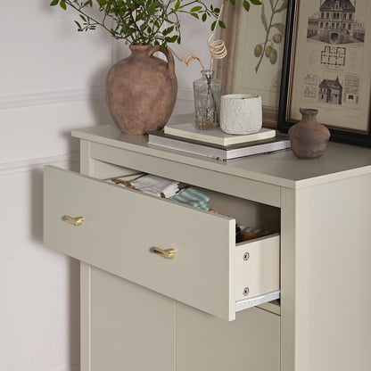 Oakham Small Sideboard with Drawer, Shaded White