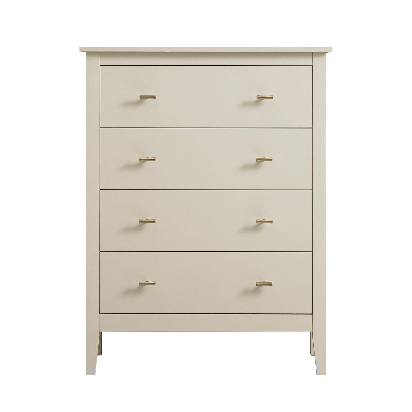 Oakham Chest of 4 Drawers, Shaded White