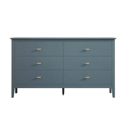 Oakham Chest of 6 Drawers, Stormy Blue
