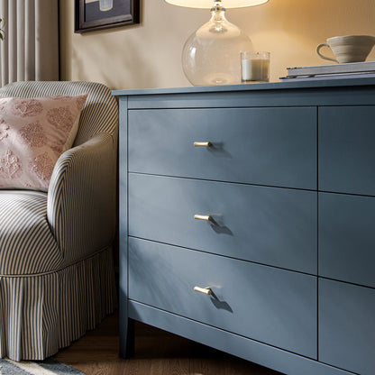 Oakham Chest of 6 Drawers, Stormy Blue
