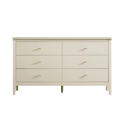 Oakham Chest of 6 Drawers, Shaded White
