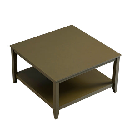 Oakham 80cm Square Coffee Table, Olive Grove