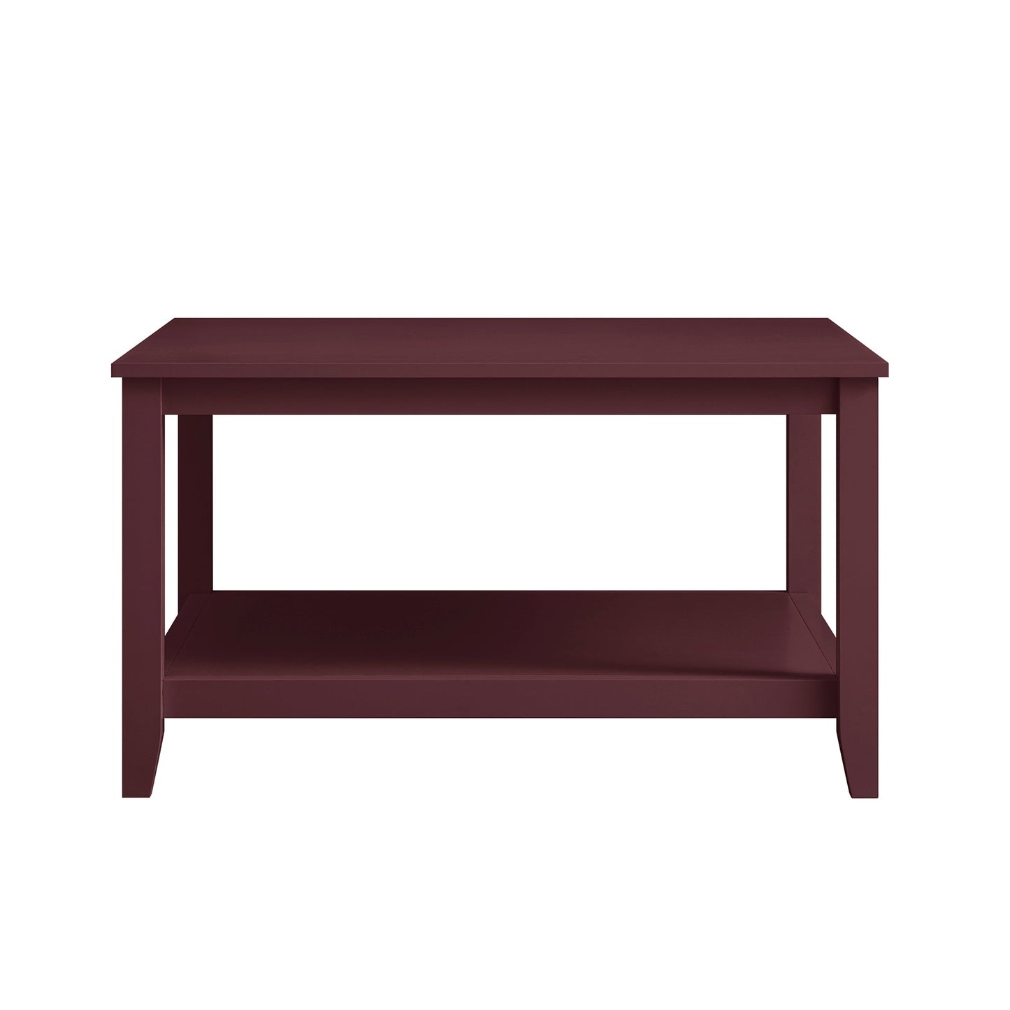 Oakham 80cm Square Coffee Table, Wild Cherry