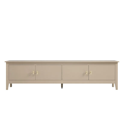 Oakham 180cm Wide TV Unit, Deep Greige
