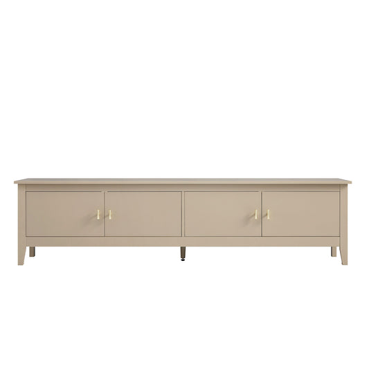 Oakham 180cm Wide TV Unit, Deep Greige