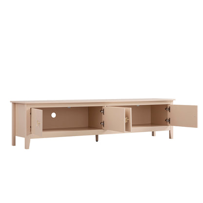 Oakham 180cm Wide TV Unit, Nude Pink