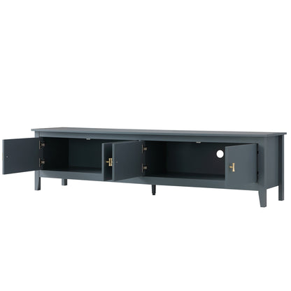 Oakham 180cm Wide TV Unit, Stormy Blue