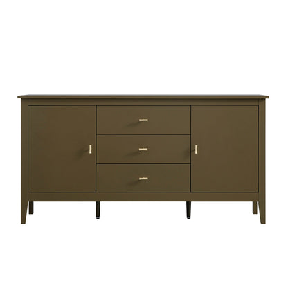 Oakham Wide Sideboard with Drawers, Olive Grove