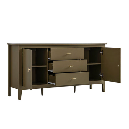 Oakham Wide Sideboard with Drawers, Olive Grove