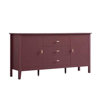 Oakham Wide Sideboard with Drawers, Wild Cherry