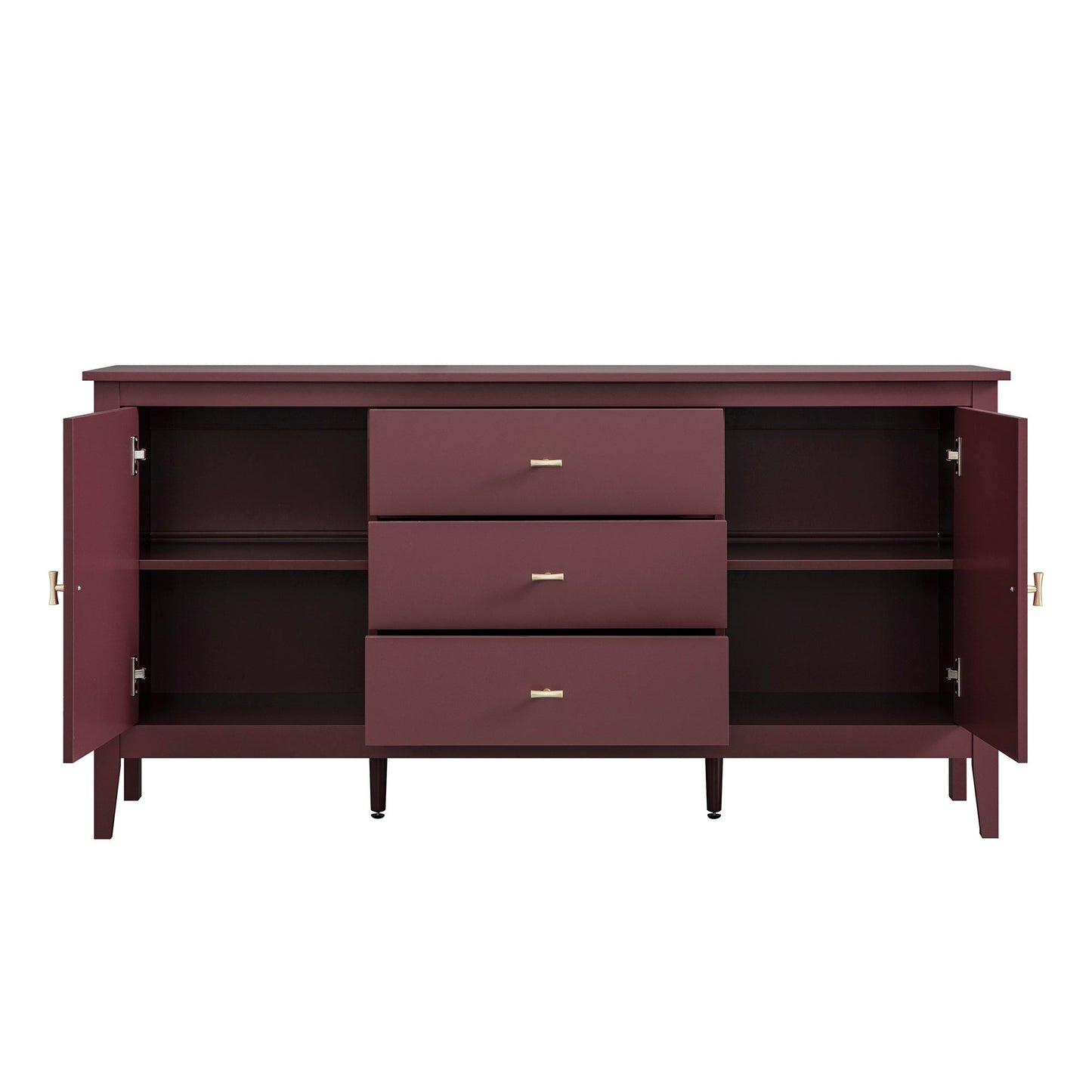 Oakham Wide Sideboard with Drawers, Wild Cherry