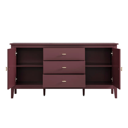 Oakham Wide Sideboard with Drawers, Wild Cherry