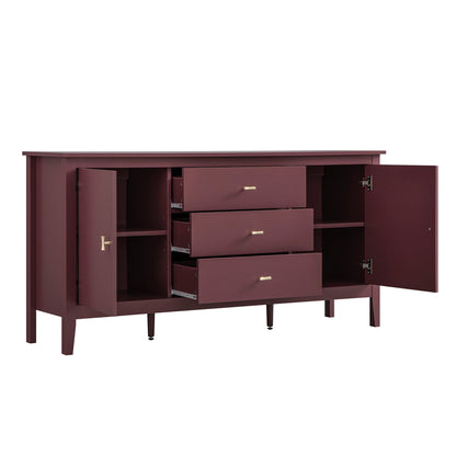 Oakham Wide Sideboard with Drawers, Wild Cherry