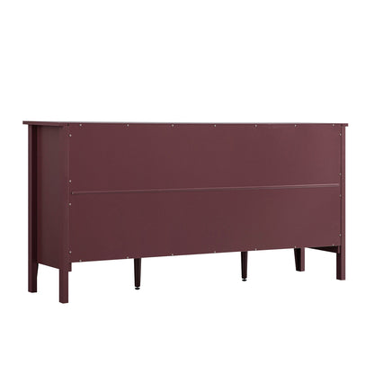 Oakham Wide Sideboard with Drawers, Wild Cherry