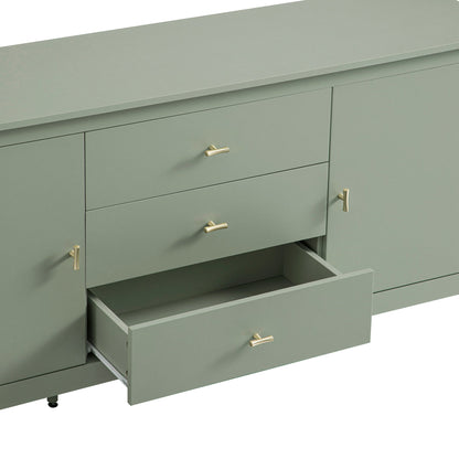 Oakham Wide Sideboard with Drawers, Desert Sage