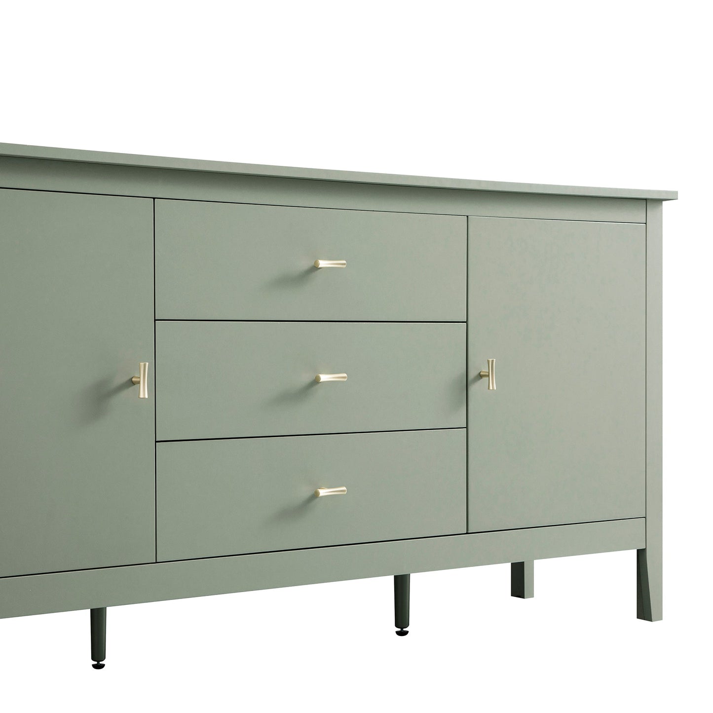 Oakham Wide Sideboard with Drawers, Desert Sage