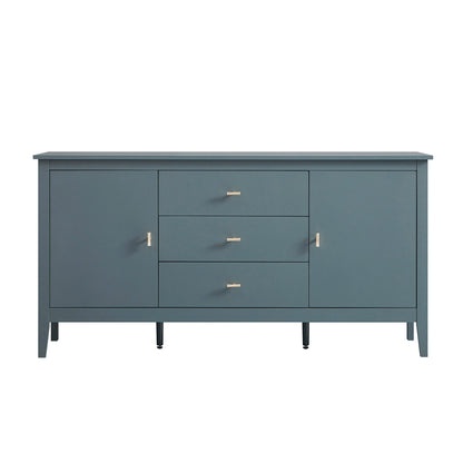 Oakham Wide Sideboard with Drawers, Stormy Blue