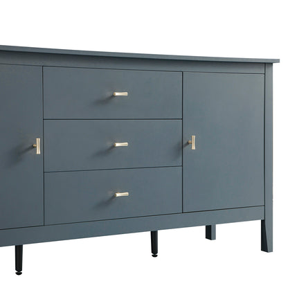 Oakham Wide Sideboard with Drawers, Stormy Blue